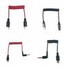 Type-C To Type-C Microphone Cable Spring Wire 3.5mm Mic Cord TPE for DJI Mic Mini/mic 2/1 Pocket 3/2 Action 5 Pro/action 4
