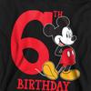 Mickey Mouse Childrens/Kids 6th Birthday Hoodie