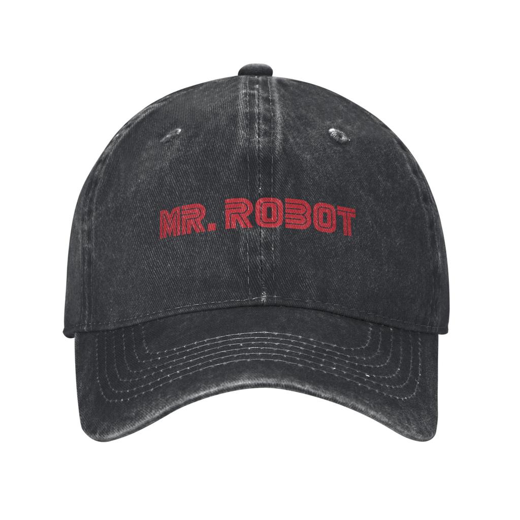 Mr Robot Berretti da Baseball Unisex Stile Cappellino Lavato Usurato Vintage