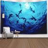 Great White Shark Hunt Tapestry