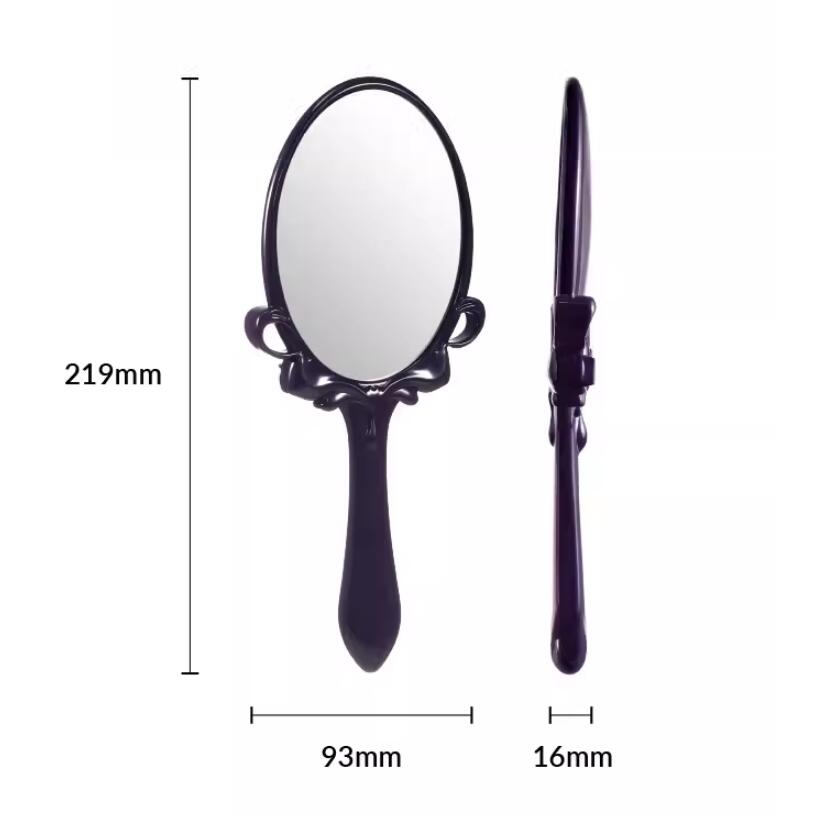 Kaleidos Makeup Handheld Mirrors Black Hand Makeup Mirror With Handle