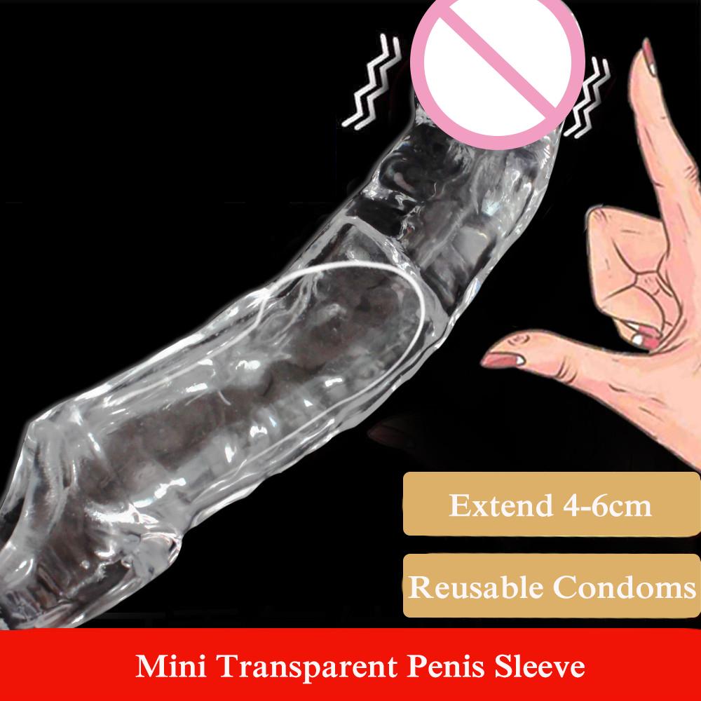 Men's Penis Extend Sleeve - Reusable Delay Ejaculation Sex Toy, Enhancer for Adult Intimacy