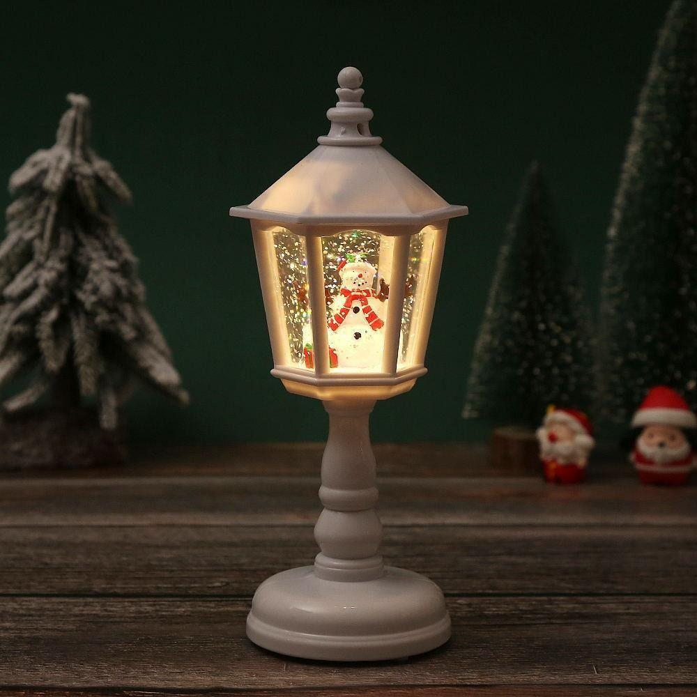 Gifts Music Box Christmas Wind Lamps Illuminated Santa Night Light Creative Christmas Tree Christmas Lantern Festival Favors