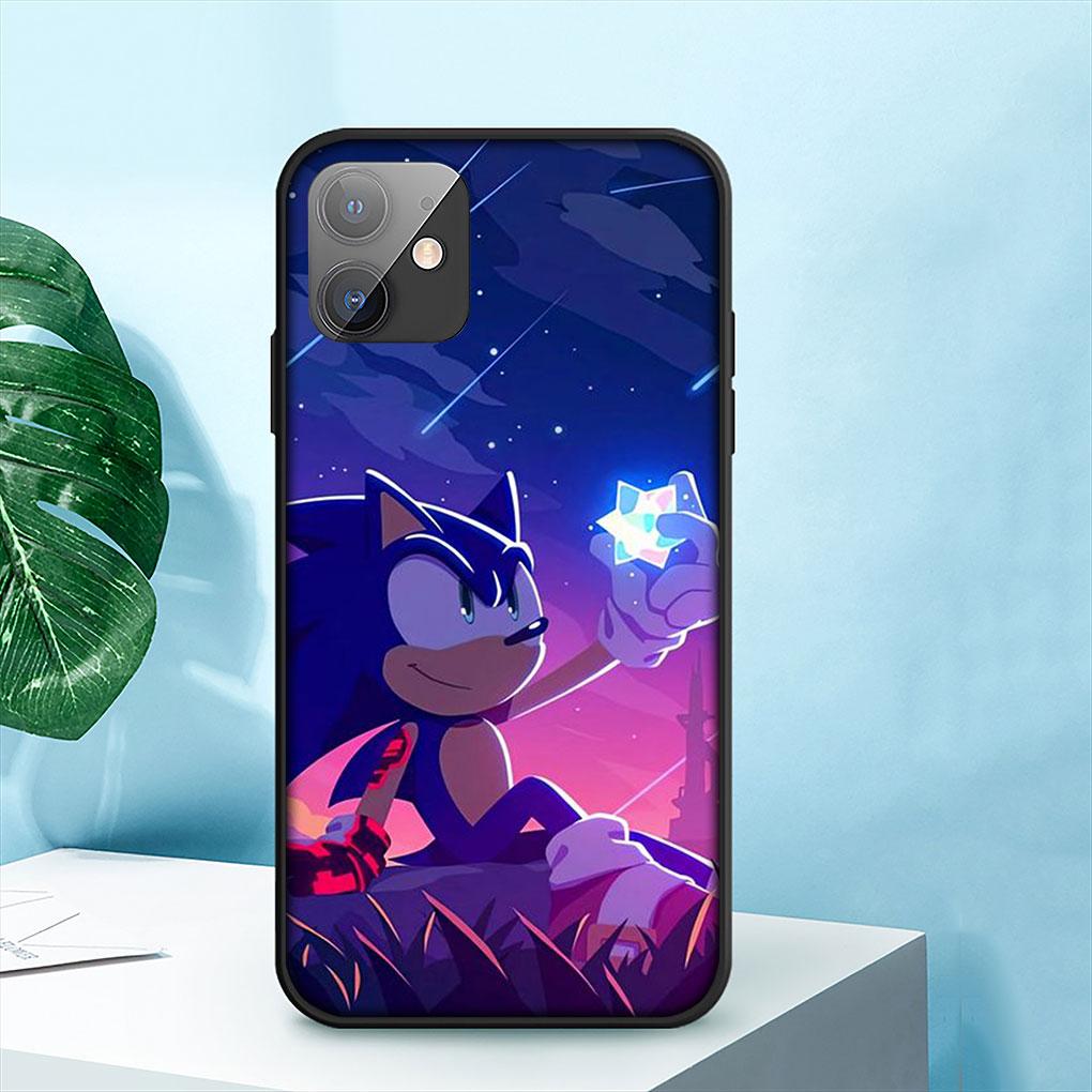 Anime S-Sonics Wallpaper Hedgehogs Cover Case for Apple iPhone 15 14 13 12 Mini 11 Pro X XR XS Max 7 8 Plus + 15+ Phone Casing