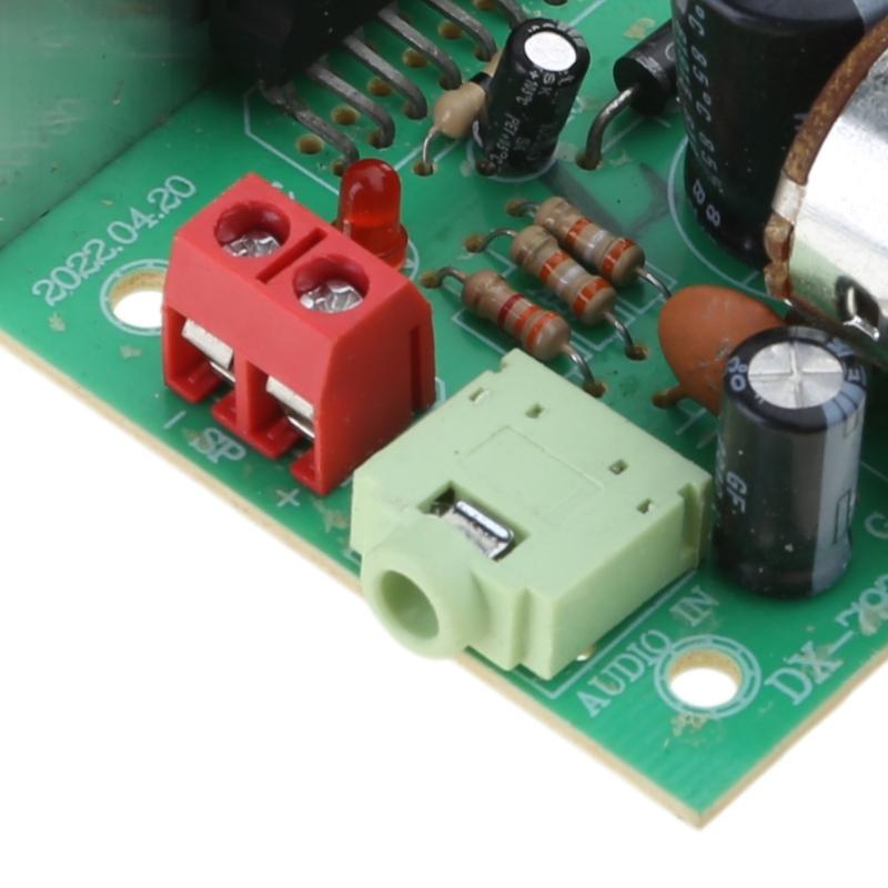 Professional 14W Amplifier Board DX-7266 Low Noise Operation TDA7266 DC12V 2A Finished Power Amplifier Board 2CH