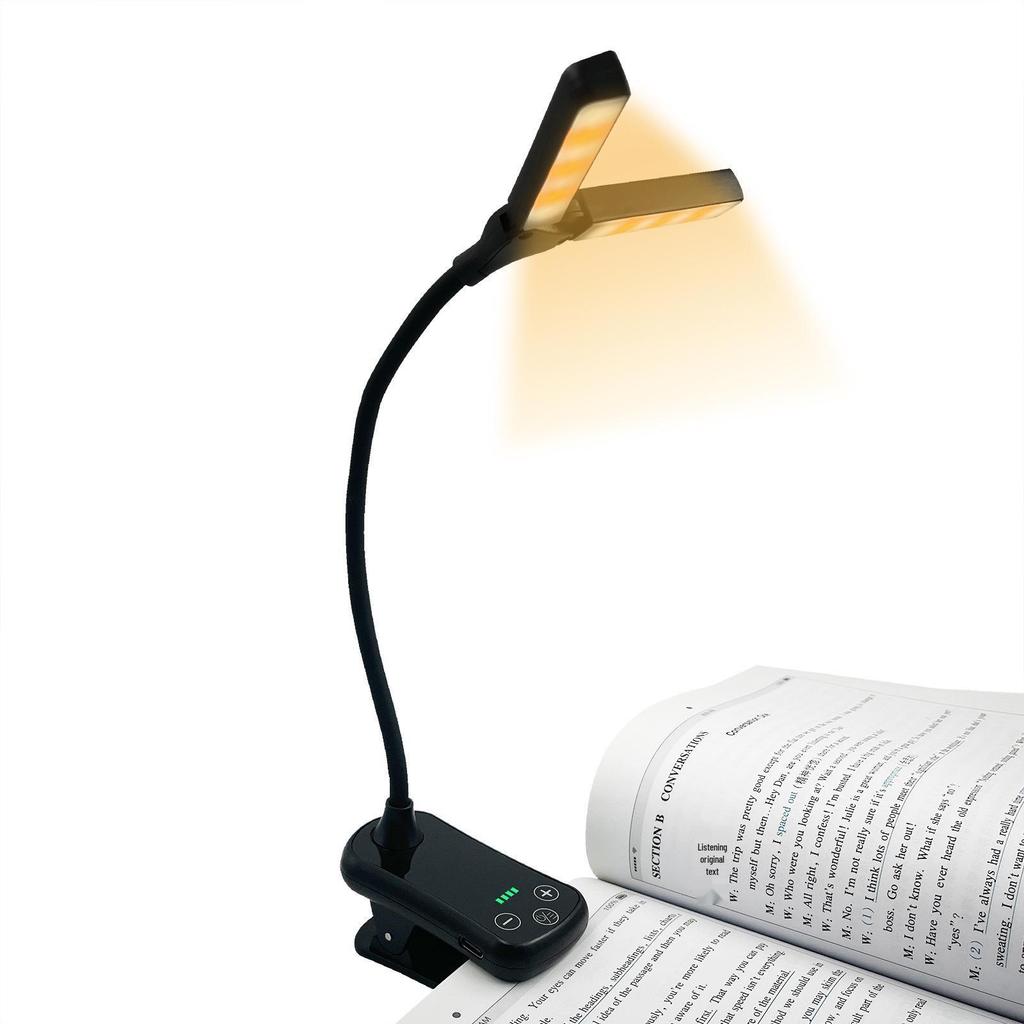 14-LED Type-C USB Dimmable Reading Lamp with Eye Protection for Dorm or Bedside