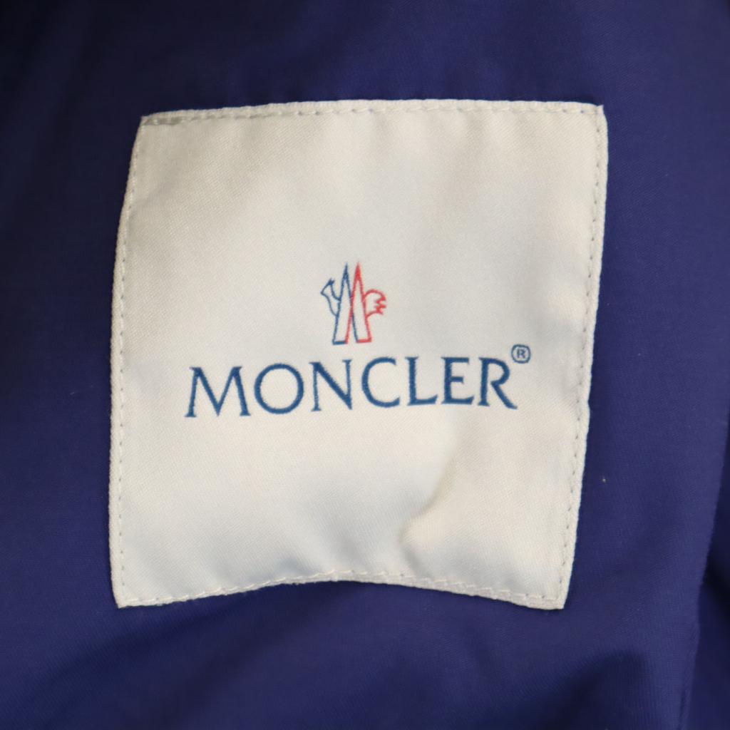 MONCLER Made in Romania Hooded coat blue With belt Women Used