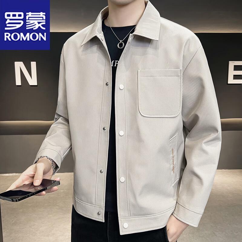 ROMON Men's Spring Autumn Business Casual Jacket