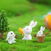 Cartoon Animal Cute Rabbit Series Gardening Ornaments Micro Landscape Decoration