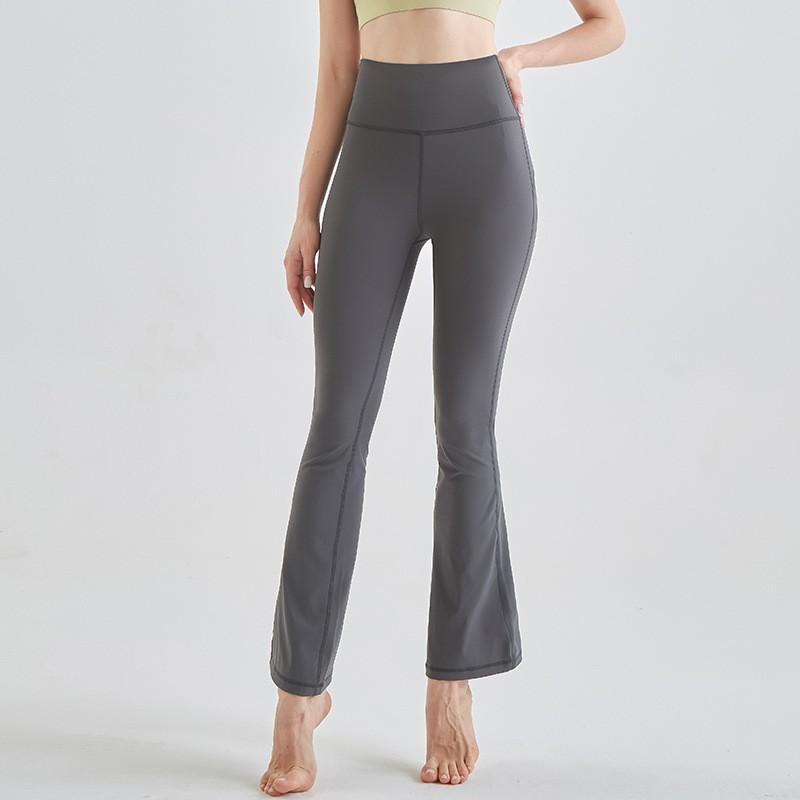 High Waist Tummy Control Yoga Pants Women Stretchy Flared Leggings Slim Fit Workout