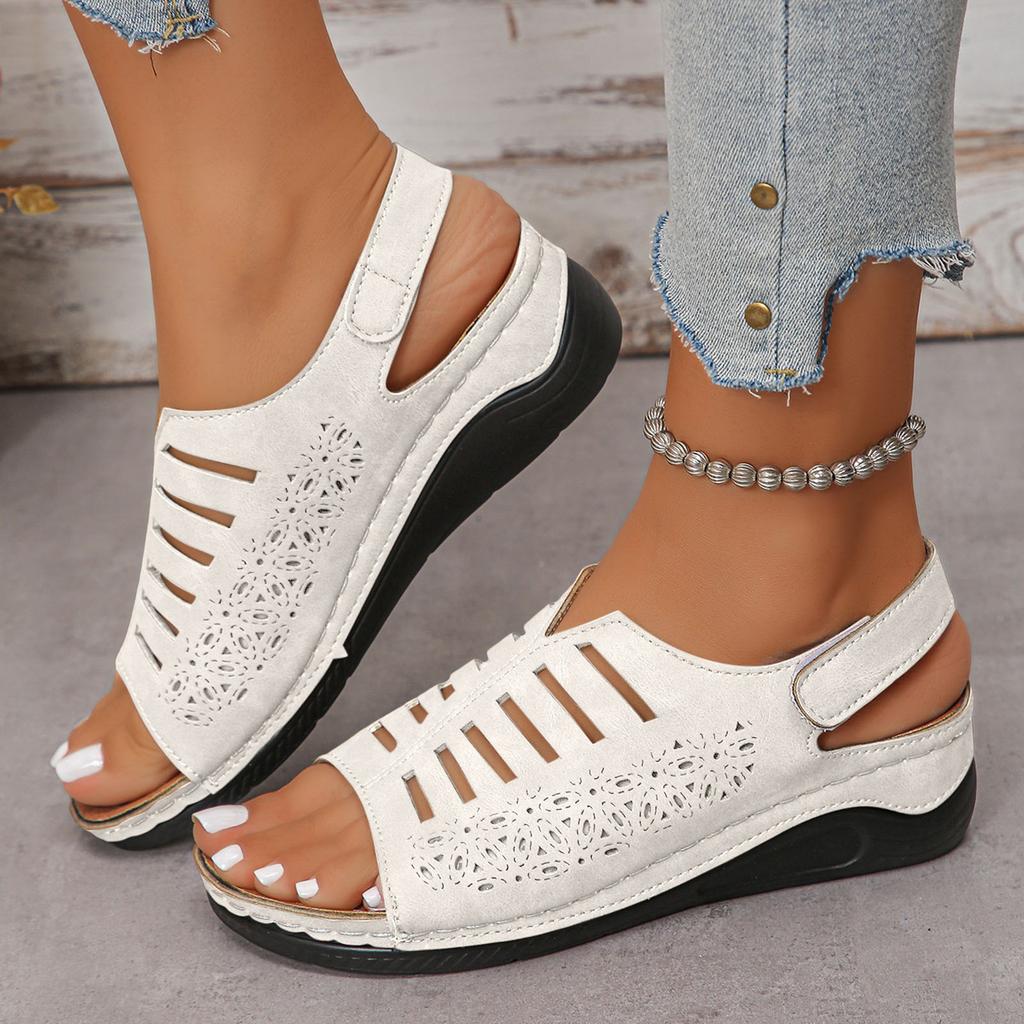 Platform Wedge Sandals Lightweight Summer Strap Casual Vacation Sandals Born Womens Sandals 7 Clog Sandals For Women Size 11