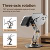 Rotação 360 Liga de Alumínio Dobrável Suporte de Mesa para Telefone Suporte de Mesa Preguiçoso para Tablet Suporte de Montagem Para iPhone iPad Xiaomi Samsung