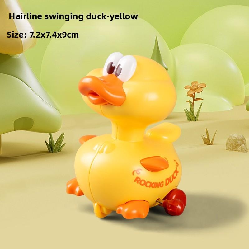 Mechanical Swinging Toy Duck Toddlers Learning Development Plastic Material