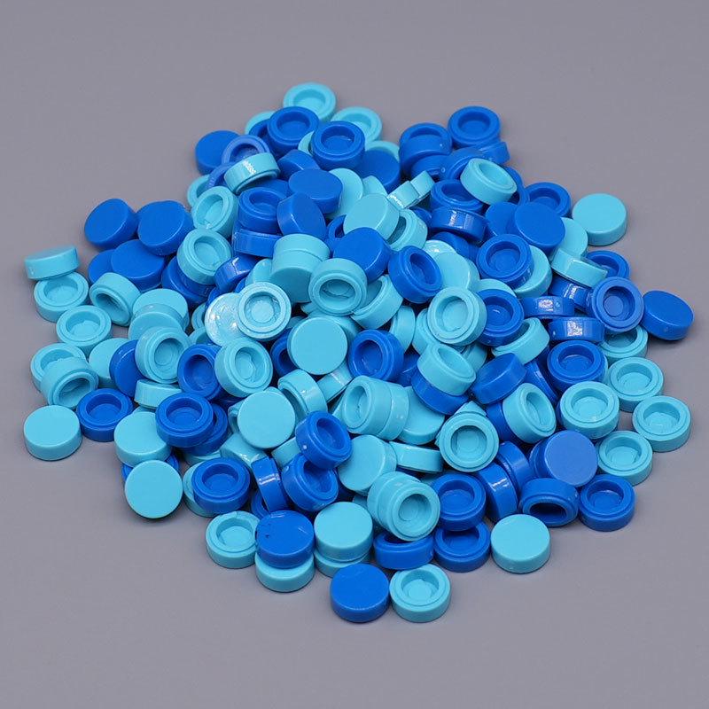 Handmade 10g Multicolor Round Building Blocks for DIY Projects with Meat-Filled Granules