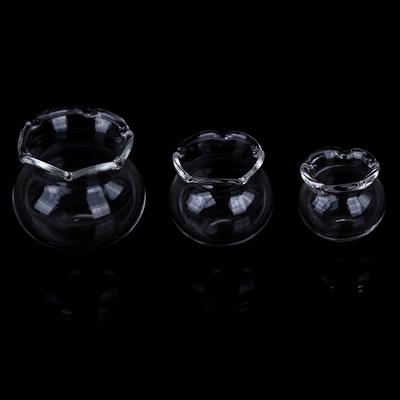 1:12 Dollhouse Miniature Transparent Glass Fish Tank For Dollhouse Decor