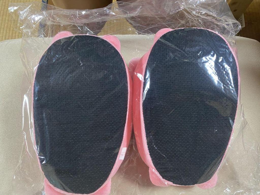[USED] TWICE LOVELYS Momo Plush Slippers Gigo Limited Edition