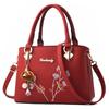 mazon women's  new trendy fashion embroidered handbag shoulder messenger bag