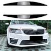 For Skoda Octavia MK3 2015-2017 2016 Front Headlight Eyebrows Lamp Trim Black 2x