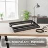 Guitar Pedalboard with Hook-and-Loop Portable Aluminum Pedal Board