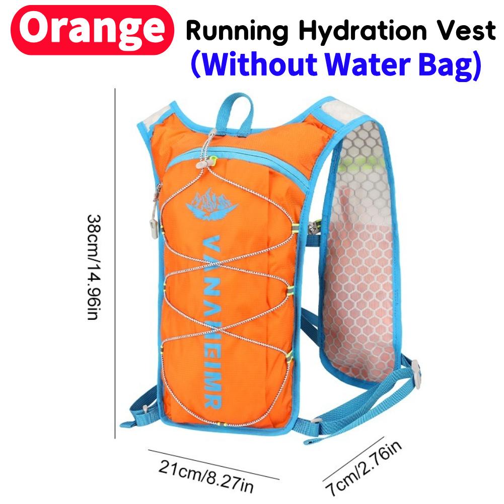 Running Hydration Vest Unisex Lightweight Breathable Backpacks For Hiking Cycling off-road Marathon Climbing Sports Water Bags