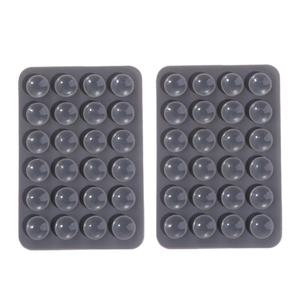 Backed Adhesive Square Phone Mat Wall Stand Mat Phone Suction Pad Suction Cup Mat Mobile Phone Holder Suction Phone Holder