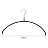 MAWA Non-Slip Body Hangers, Made In Germany, Set of 20, 116066, Black, 40 X 22 X 1 Cm, 3120, 10-Year Warranty
