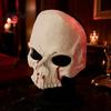 Lekka maska czaszki z pianki PU, maska szkieletu na Halloween, przerażająca z bocznym klipsem, wygodna dla dorosłych, do domów strachów, cosplayu, balów maskowych