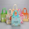 Egg Bunny Easter Gift Tote Bags Laminating Nonwoven Environmental Shopping Bags Large Capacity Dust Moisture-Proof Firm Handbag