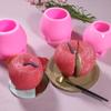 Silicone Mold Diy Aromatherapy Perfect Fit Christmas Plaster Mousse Cake Making Soap Form Candle Apple Durable Material
