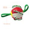 FPQ-01 Dot Saucer Ball Toy Pet Gift Interactive Flying Throwing Disc Ball with Ropes (BPA Free,CPC/FDA/RoHS Certified)