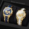 Xiaomi 2/3/4PCS Luxury Men Business Watches Set Fashion Three Eyes Roma Dial Quartz Wristwatch Reloj Hombre (Without Box)