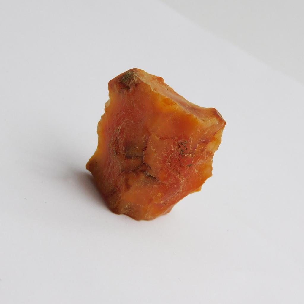 Natural Orange Sapphire Loose Gemstone Uncut Shape 80 Ct Rough September Birthday Birthstone