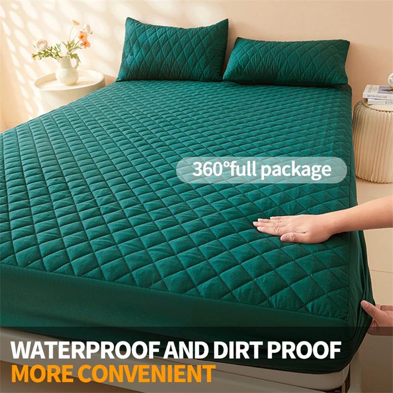 2026 Waterproof Bed Cover Bedding Set Anti Dust Waterproof Bedspread Bed Mattress Cover Bed Fitted Sheet Bedcloth