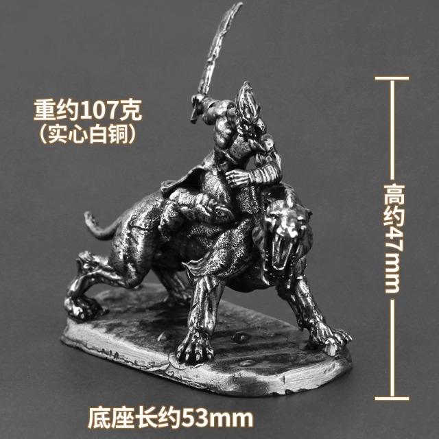 Orc Warrior Knight Soldier Action Figures Metal Model Boys Gifts Board Game Piece Miniature Ornament Accessorie Finished Product