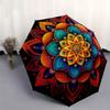 Vibrant Mandala Wall Art: Colorful Circular Decor for Any SpaceUmbrella with Cute Design, Portable 3-Fold Compact Umbrella for Men & Women, Valentine'