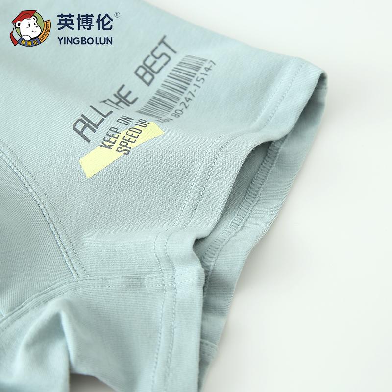[Lycra Cotton] English Bolun Boys' Underwear Summer Thin Junior Underwear (3-Pack)