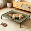 Summer breathable pet marching bed, moisture resistant off the ground, cat and dog beds, small and medium-sized dog beds