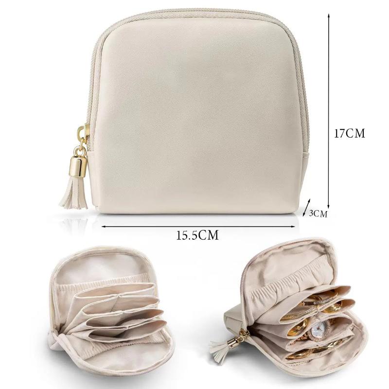 Large-capacity Portable Multi-layer Jewelry Storage Box, Collectible Bracelet, Necklace and Ring Storage Bag