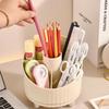 Rotating Makeup Brush Holder Eyeshadow Brushes Eyeliner Lipstick Cosmetic Stationery Organizer