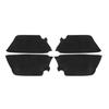 4pcs Microfiber Door Panel Armrest Leather Cover Trim For Toyota Prado 2010-2018