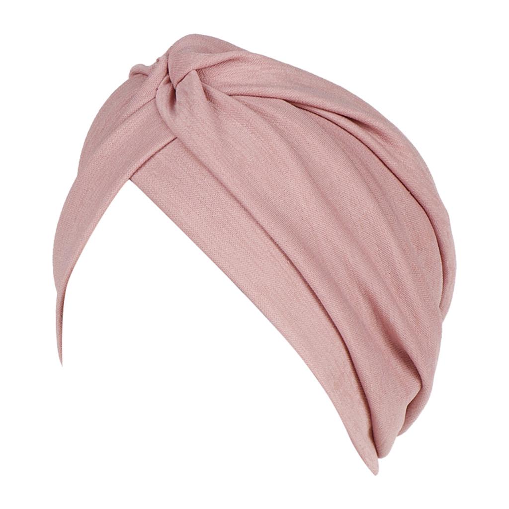Women India Hat Muslim Ruffle Chemo Wrap Scarf Cap