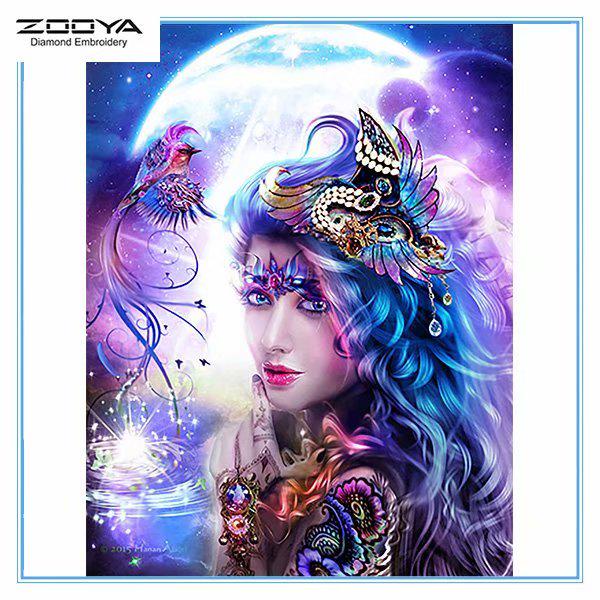 

ZOOYA DIY 5D Полный Круглый Горный Хрусталь Алмазная Красота Вышивка Картина Вышивка Крестом Домашний Декор