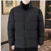Large Size Down Bread Clothes Men's Padded Jacket Jacket Autumn and Winter Stand-up Collar Casual Padded Jacket Clothes