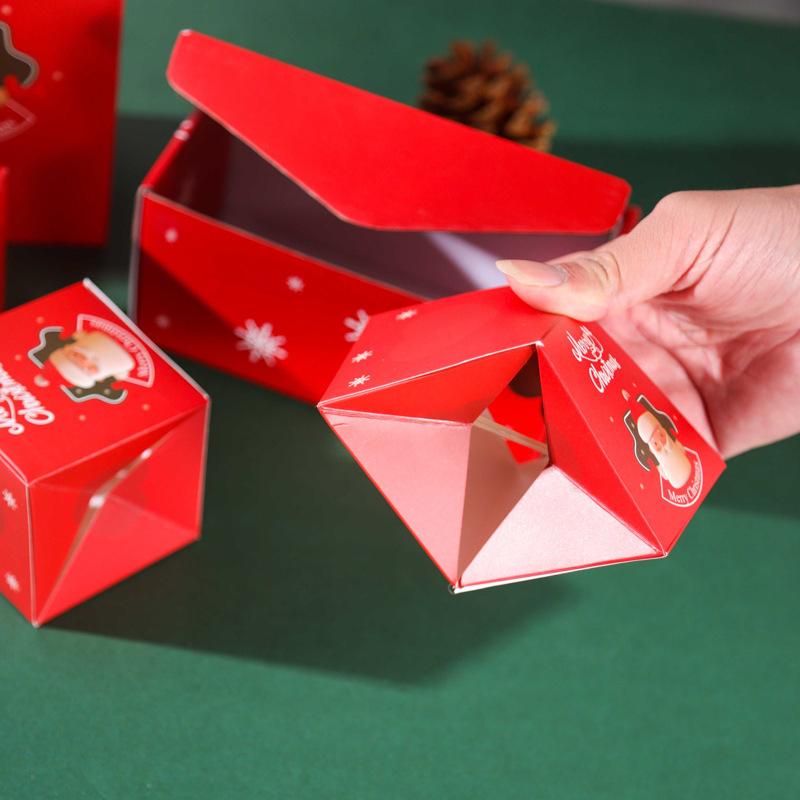 Creative Christmas Gift Box Diy Folding Paper Box Money Birthday Surprise Bounce Box Explosions Red Envelope Surpris Gift Boxes