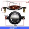 1Pcs Titanium Compression Driver Diaphragm Speaker Voice Coil Unit Multiple Sizes High Fidelity For Speaker Repair Replacement