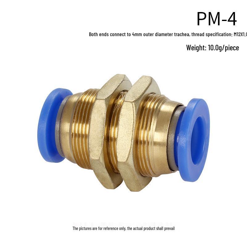 High-Pressure PE Tee & Reducer Pneumatic Quick-Fit Fittings for Air Pipe