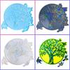 Holographic  Ornament Silicone Mold Wall Sticker Mold Resin Casting Pendant Mold Suitable for Diy Crafts