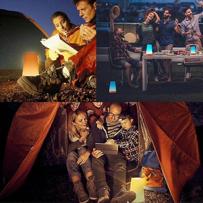 LED noční světlo, noční lampička, barevná dotyková noční lampa, dálkové ovládání, dobíjecí s nastavitelným jasem, do ložnice, dětského pokoje a obývacího pokoje