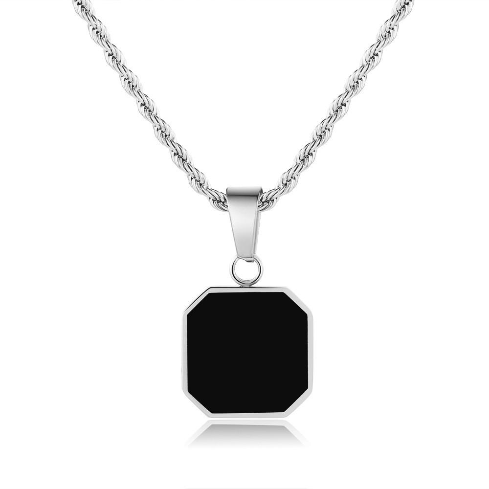

Stainless Steel Hiphop Pendant Necklace For Men And Women With Animal Zodiac Design Silver B