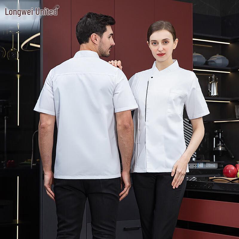 

Унисекс униформа шеф-повара Longwei Joint с коротким рукавом 4XL